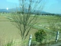 バスの中から安達太良山